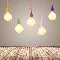 Suspension Tea Shop - Fil Coloré et Ampoule | Marco Lucetti