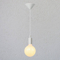 Suspension Tea Shop - Fil Coloré et Ampoule | Marco Lucetti Blanc