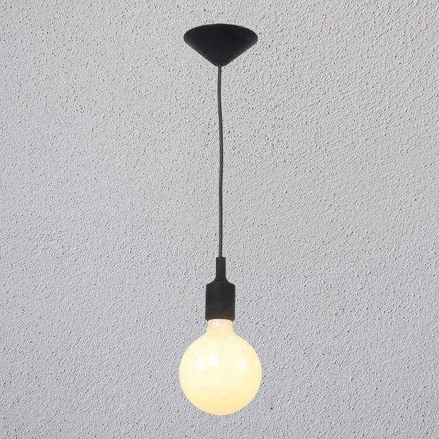 Suspension Tea Shop - Fil Coloré et Ampoule | Marco Lucetti Noir