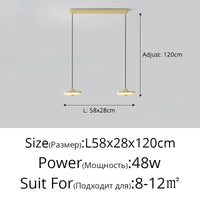 Suspension Tri-Lumière Protectrice Spectre Complet pour un Éclairage Moderne des Yeux | Marco Lucetti Jaune L58x28cm 48W / 3 couleurs sans télécommande