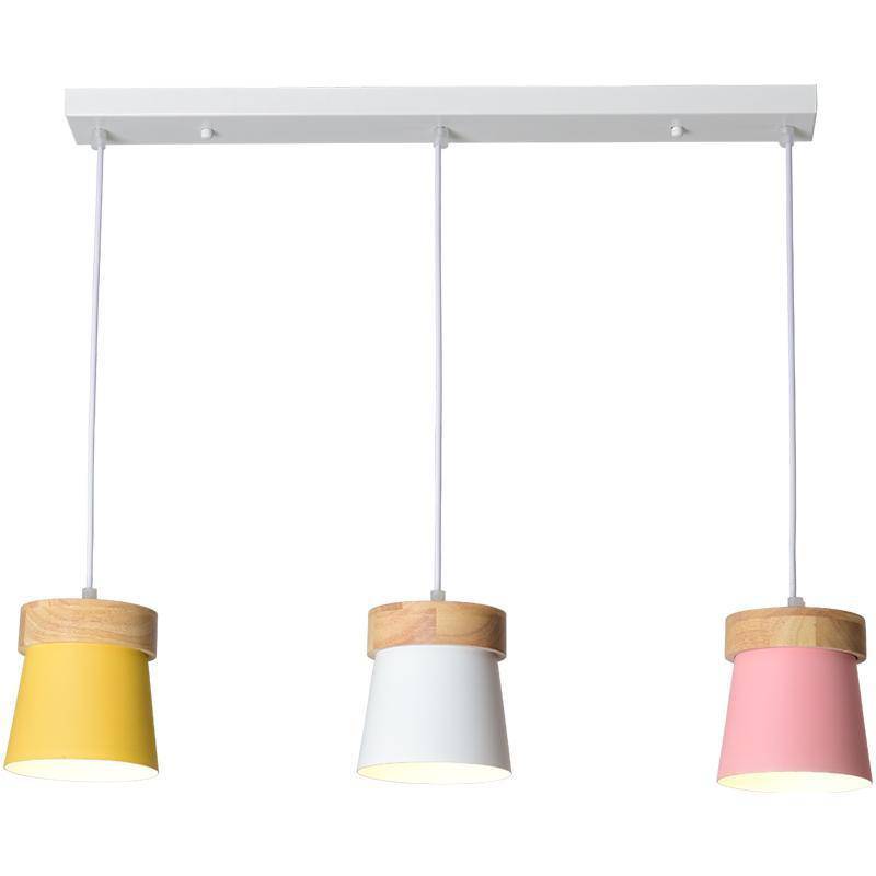 Suspension Triple LED Bois & Métal(LayoutInflater) | Marco Lucetti