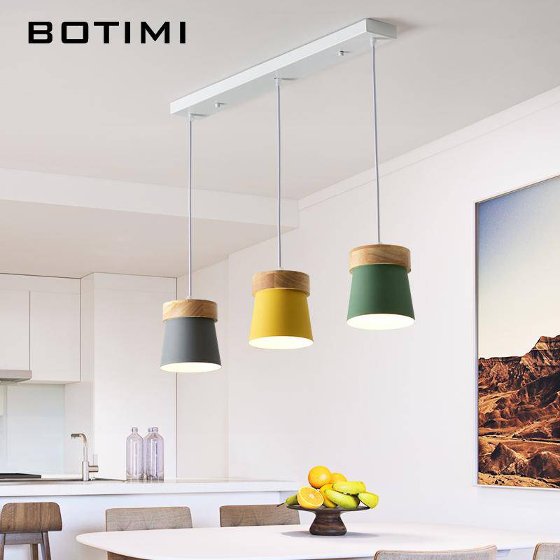 Suspension Triple LED Bois & Métal(LayoutInflater) | Marco Lucetti