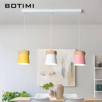 Suspension Triple LED Bois & Métal(LayoutInflater) | Marco Lucetti