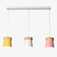 Suspension Triple LED Bois & Métal(LayoutInflater) | Marco Lucetti