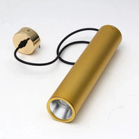 Suspension Tube Long - Design Élégant | Marco Lucetti Corps orange / Non dimmable / L 200mm | Blanc froid