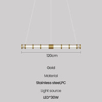 Suspension tube nordique moderne pour une décoration d'intérieur tendance | Marco Lucetti L120cm / Blanc naturel