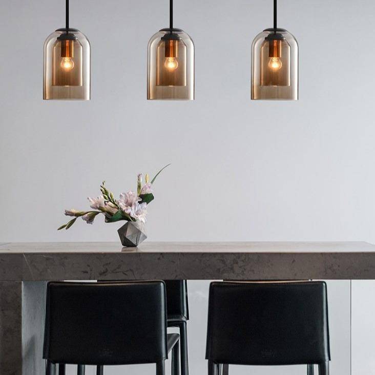 Suspension TwinSmoked Glass | Marco Lucetti