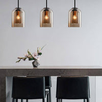 Suspension TwinSmoked Glass | Marco Lucetti