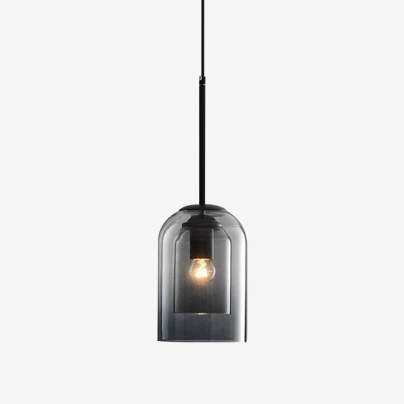 Suspension TwinSmoked Glass | Marco Lucetti Gris fumé