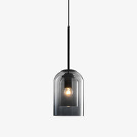 Suspension TwinSmoked Glass | Marco Lucetti Gris fumé