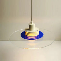 Suspension UFO Designer pour Restaurant | Marco Lucetti Bleu / D30cm