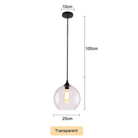 Suspension verre design | Marco Lucetti 25 cm Transparent