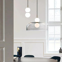 Suspension verre post-moderne pour couloir. | Marco Lucetti