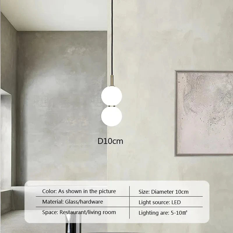 Suspension verre post-moderne pour couloir. | Marco Lucetti 1B / Lumière chaude