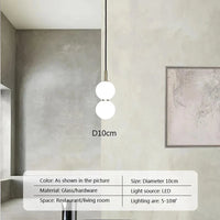 Suspension verre post-moderne pour couloir. | Marco Lucetti 1B / Lumière chaude