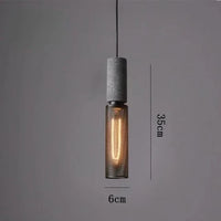 Suspension Vintage américaine en ciment pour loft café & bar. | Marco Lucetti A