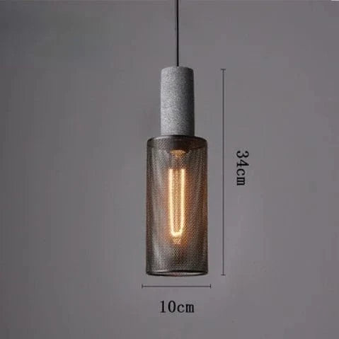 Suspension Vintage américaine en ciment pour loft café & bar. | Marco Lucetti B