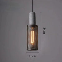 Suspension Vintage américaine en ciment pour loft café & bar. | Marco Lucetti B