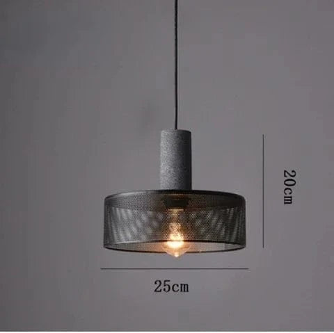 Suspension Vintage américaine en ciment pour loft café & bar. | Marco Lucetti D