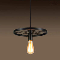 Suspension Vintage avec Roue en Fer | Marco Lucetti