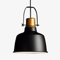 Suspension Vintage Black & Gold en Aluminium | Marco Lucetti