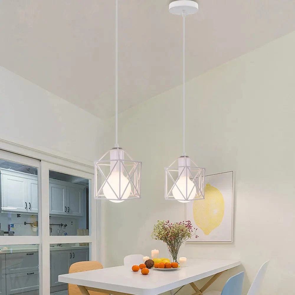 Suspension Vintage Cage industrielle. | Marco Lucetti