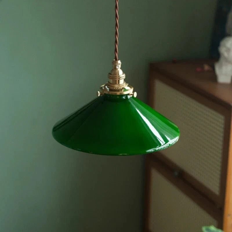 Suspension vintage Edison en verre avec finition cuivrée | Marco Lucetti