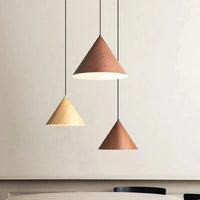 Suspension vintage en bois grain japonais. | Marco Lucetti