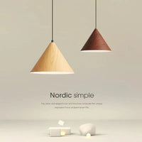 Suspension vintage en bois grain japonais. | Marco Lucetti