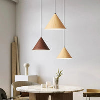 Suspension vintage en bois grain japonais. | Marco Lucetti