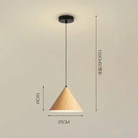 Suspension vintage en bois grain japonais. | Marco Lucetti Couleur bois