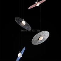Suspension vintage en ciment Terrazzo UFO LED - Personnalisation Designer | Marco Lucetti