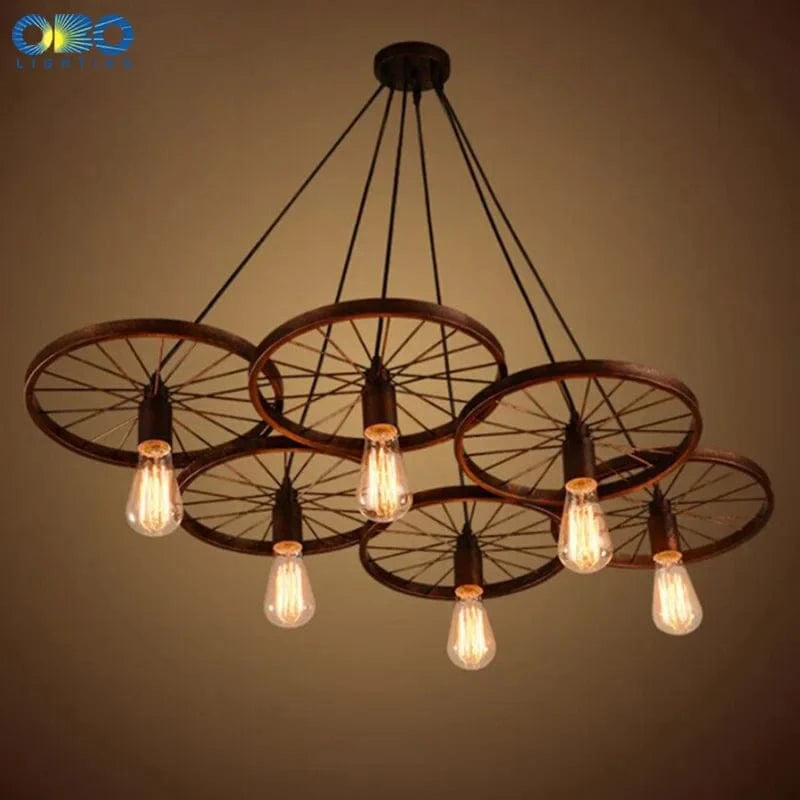 Suspension Vintage en Fer Élégante | Marco Lucetti