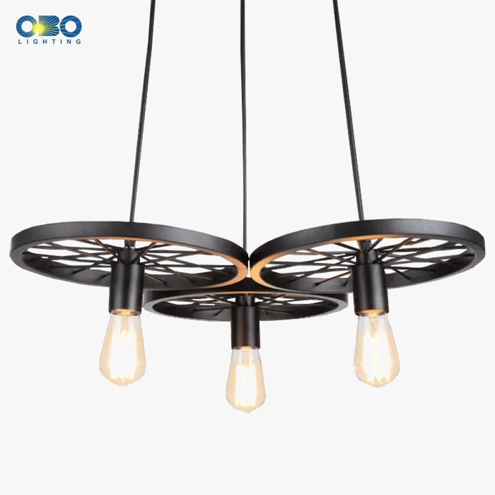 Suspension Vintage en Fer Élégante | Marco Lucetti