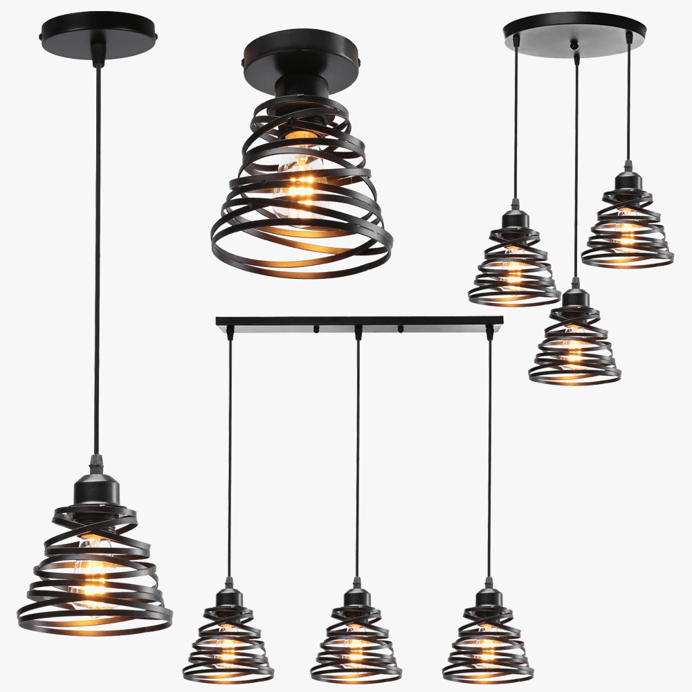 Suspension Vintage en Fer Forgé pour un Intérieur Moderne | Marco Lucetti