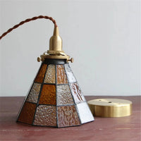 Suspension Vintage en Laiton et Verre pour Cuisine | Marco Lucetti Titre par défaut