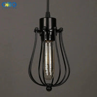 Suspension Vintage en métal noir peint | Marco Lucetti