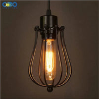 Suspension Vintage en métal noir peint | Marco Lucetti