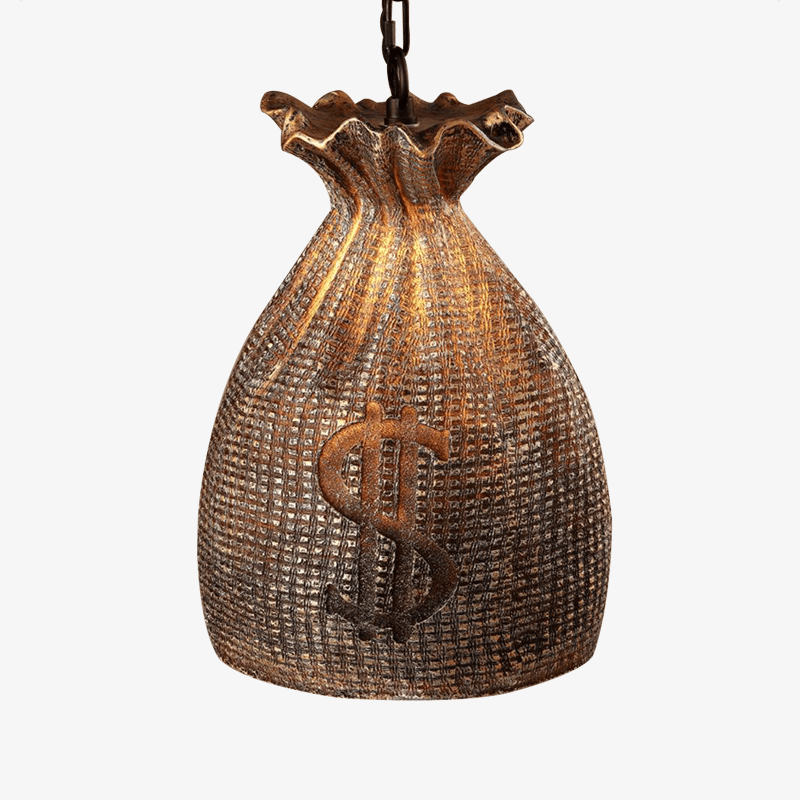 Suspension vintage "Gold Dollar"