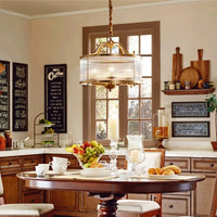 Suspension Vintage en Verre et Cuivre Haut de Gamme | Marco Lucetti