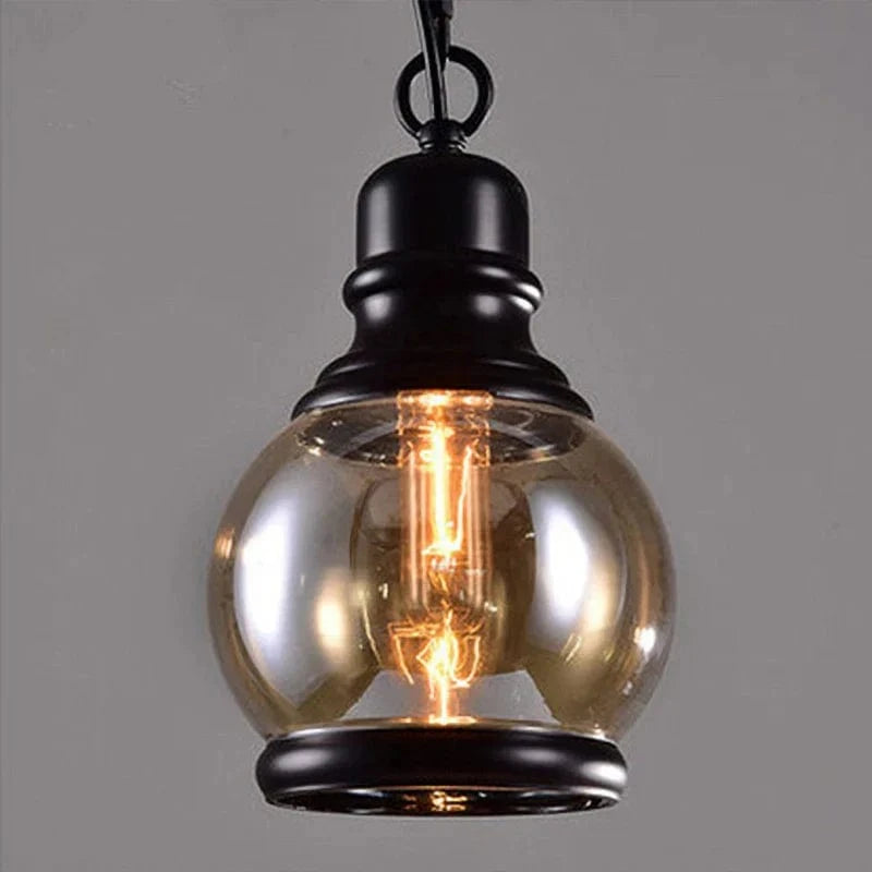 Suspension vintage en verre style industriel pour bouteille de vin | Marco Lucetti Style B avec T 125