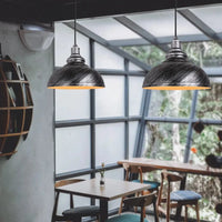 Suspension Vintage Industrielle en Métal | Marco Lucetti