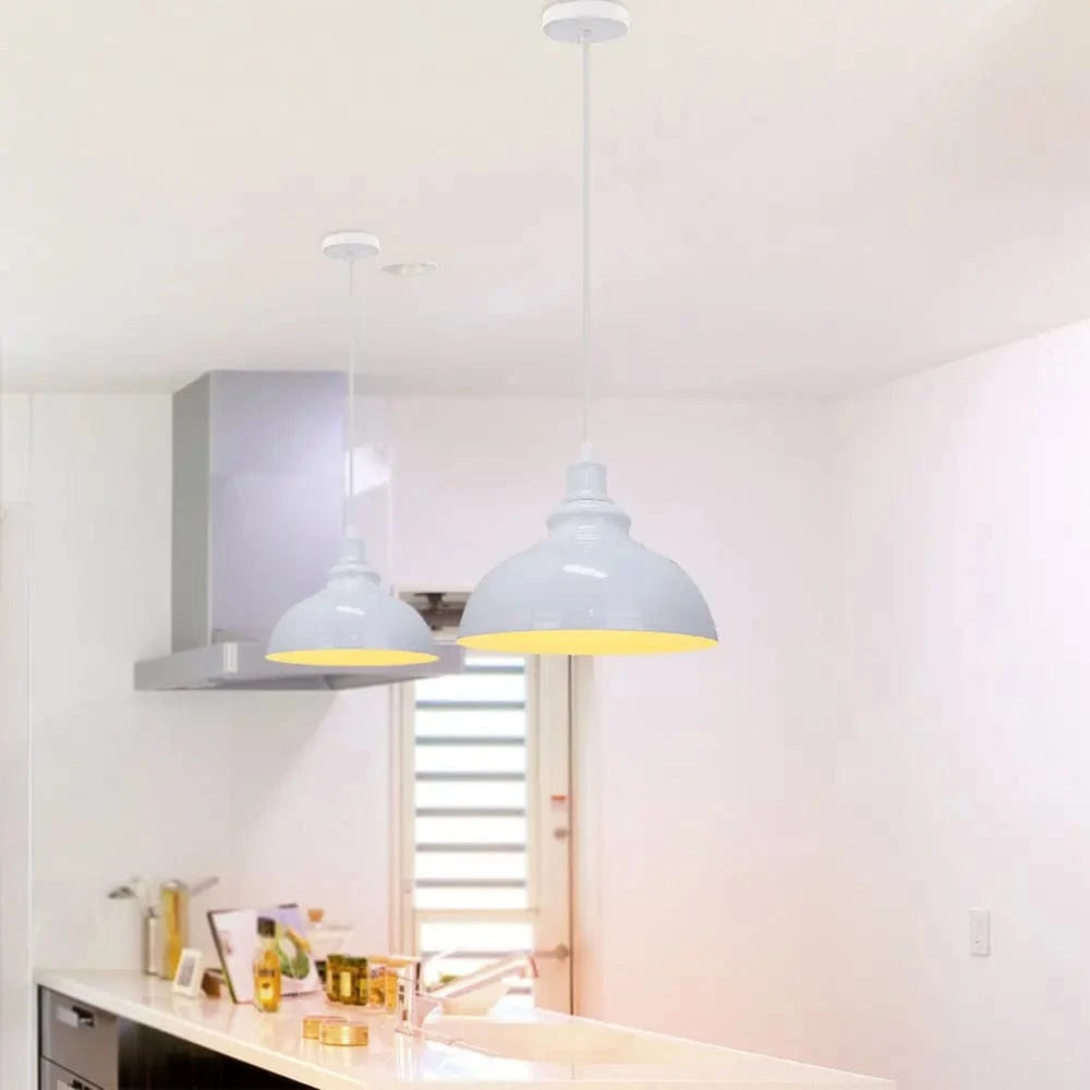 Suspension Vintage Industrielle en Métal | Marco Lucetti