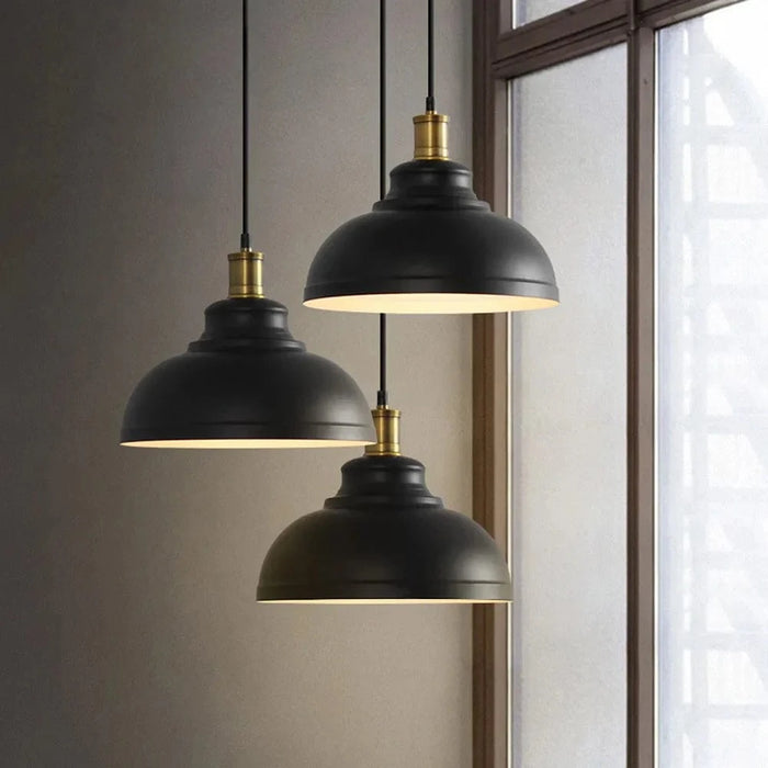 Suspension Vintage Industrielle en Métal | Marco Lucetti