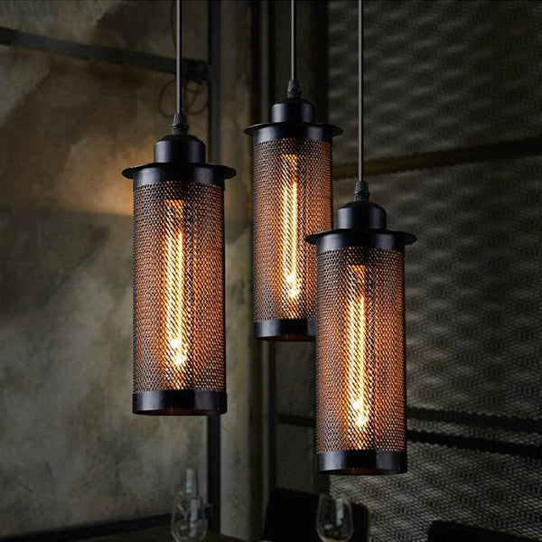 Suspension Vintage Industrielle Grid | Marco Lucetti