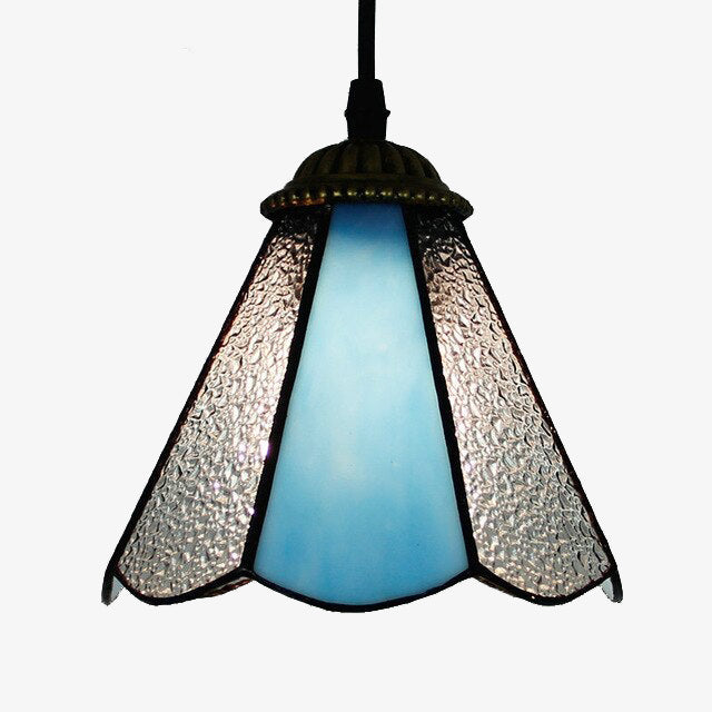 Suspension vintage LED avec verres colorés - Haimeï