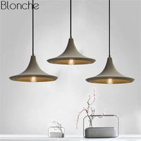 Suspension Vintage LED en Ciment | Marco Lucetti
