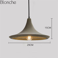 Suspension Vintage LED en Ciment | Marco Lucetti