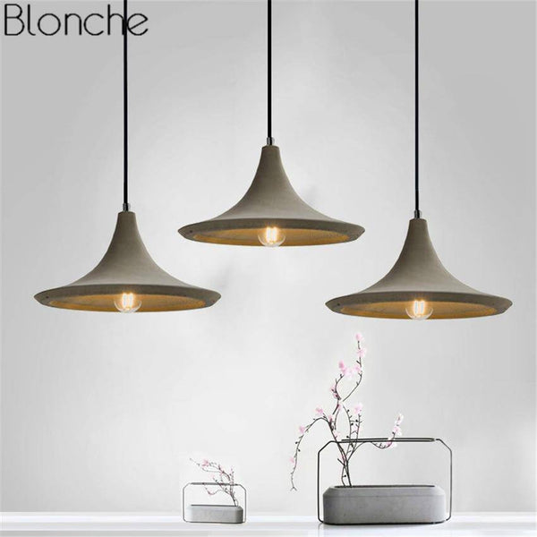 Suspension Vintage LED en Ciment | Marco Lucetti