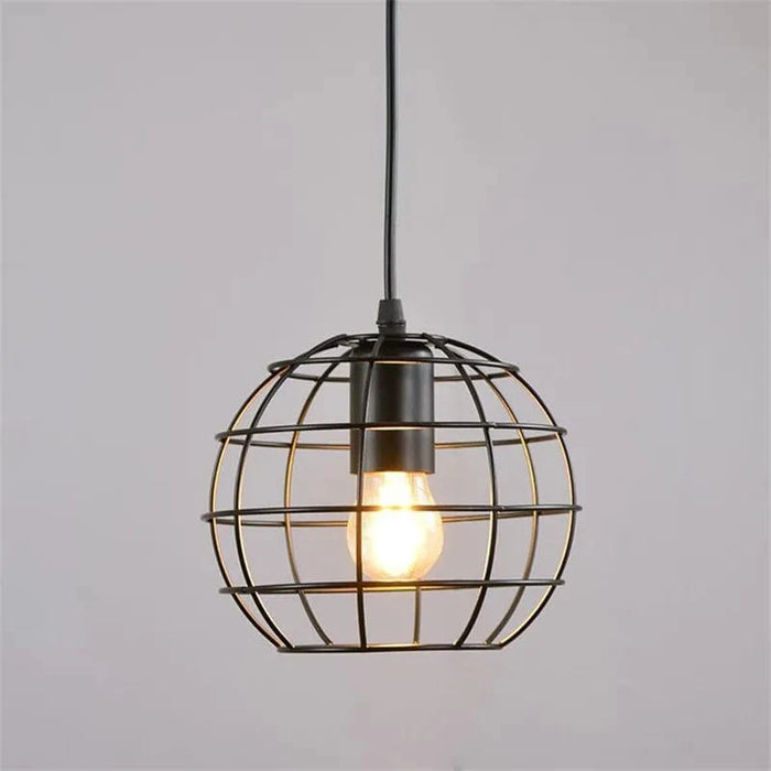 Suspension Vintage Loft en Cage Boule | Marco Lucetti